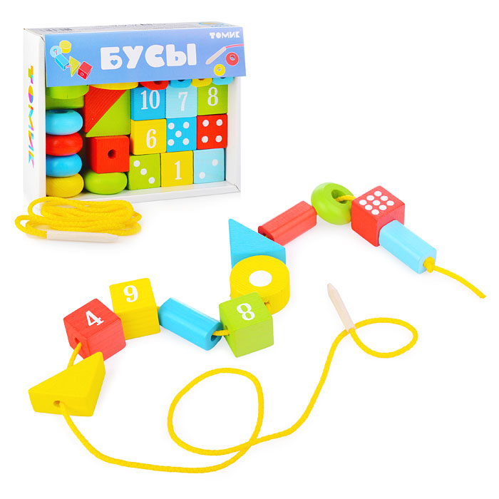 Логический игровой набор "Бусы" (30 дет.)