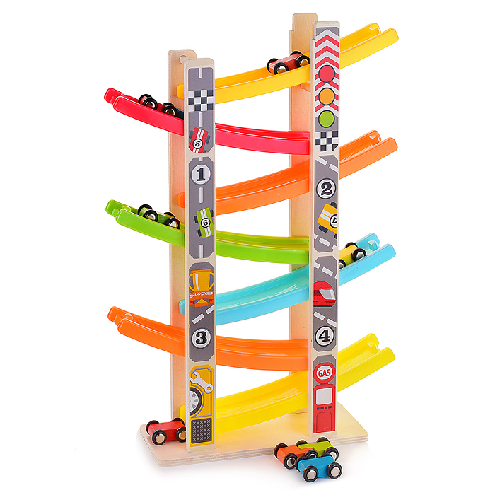 Развивающий автототрек D1161 "Крутые Гонки" в пакете