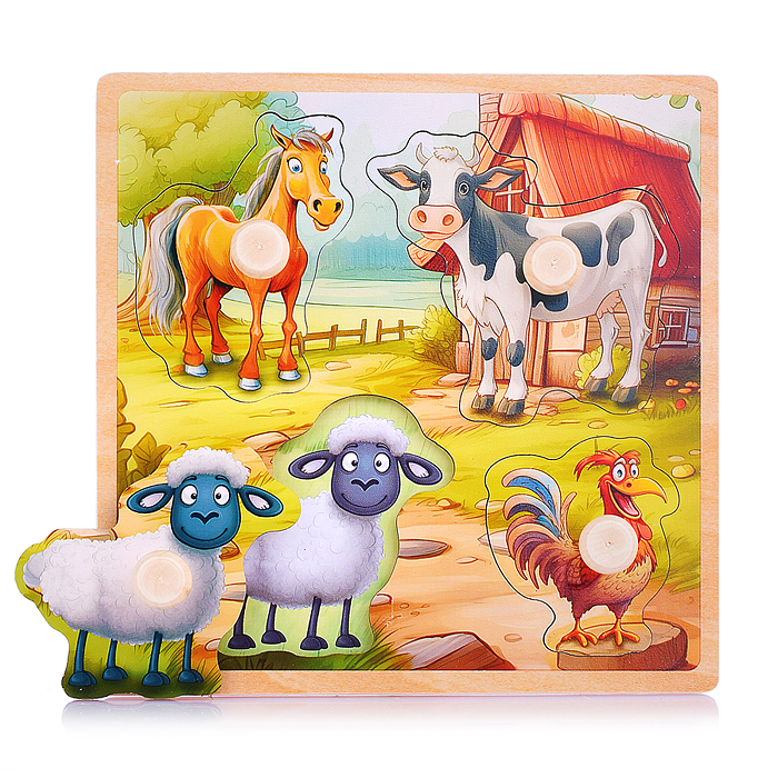Пазл-вкладыш D2013 "Любимая ферма"