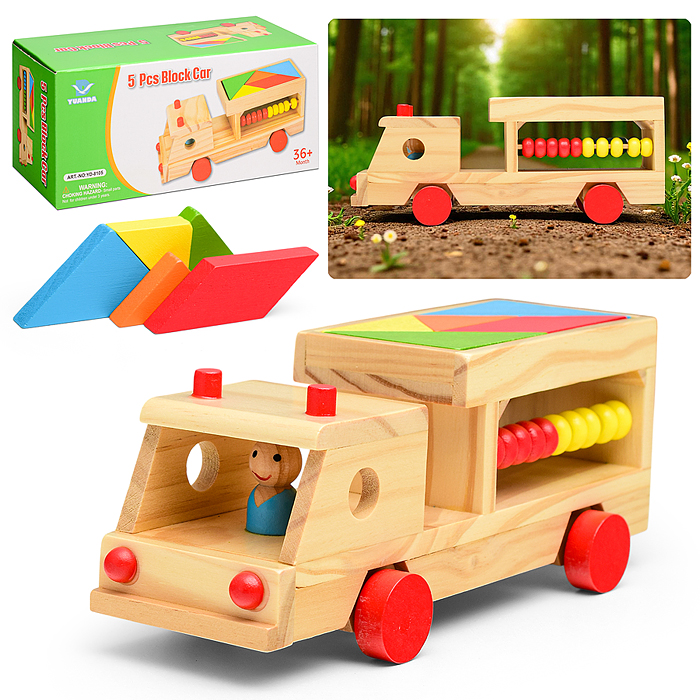 Машина D2053 с конструктором (5 дет.)