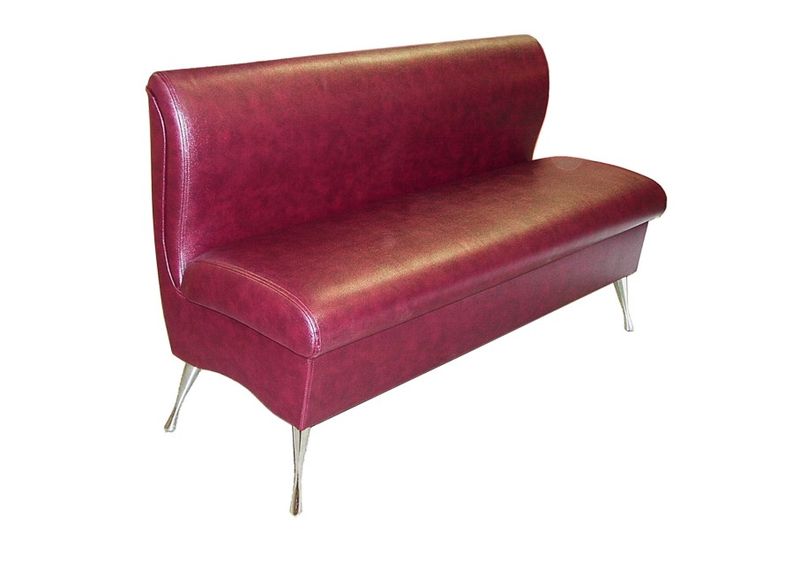 Диван трёхместный нераскладной Модус-4 бордовый