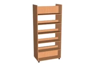 Стеллаж библиотечный 